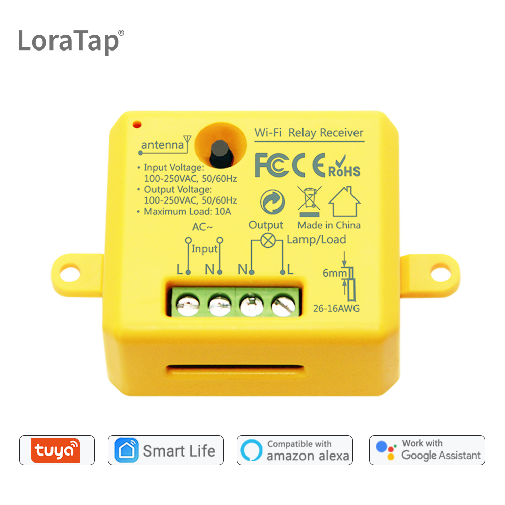 Smart Home Yellow - Tuya Smart Life WiFi สวิทช์โมดูลรีเลย์ใหม่ Super