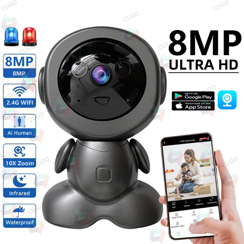 กล้องวงจรปิดไร้สาย 8MP แบบหมุน - Smart Home Camera Ezviz บทวิจารณ์และราคา