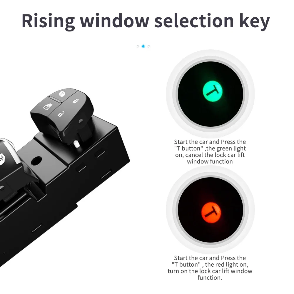 สวิตช์ควบคุมกระจกหน้าต่างรถยนต - Smart Home Wiser บทวิจารณ์และราคา