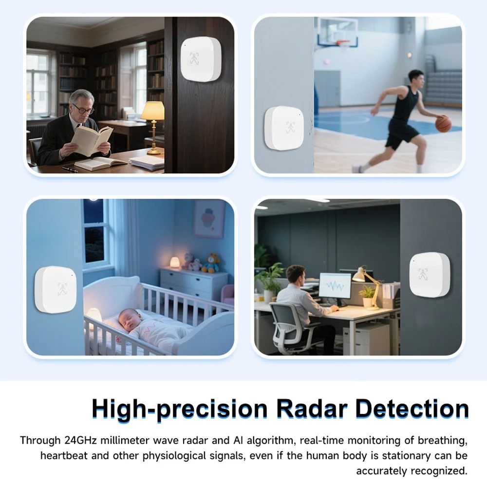 Tuya Zigbee 24G MmWave Radar เ - Smart Home Wiser บทวิจารณ์และราคา