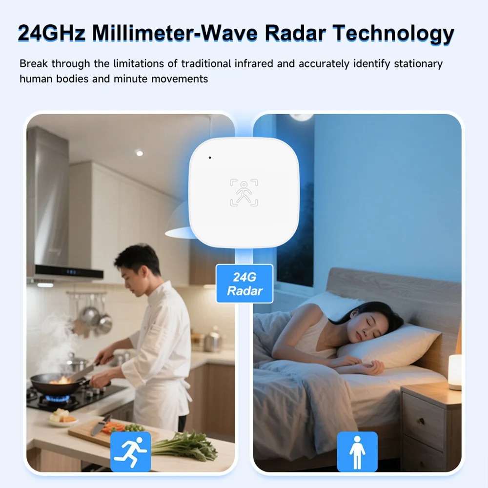 Tuya Zigbee 24G MmWave Radar เ - Smart Home Wiser บทวิจารณ์และราคา
