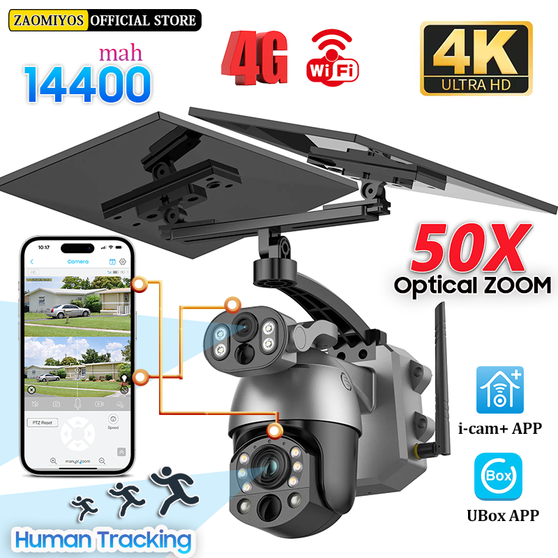 4K 50X ZOOM กล้องพลังงานแสงอาท - Smart Home Camera Ezviz บทวิจารณ์และราคา
