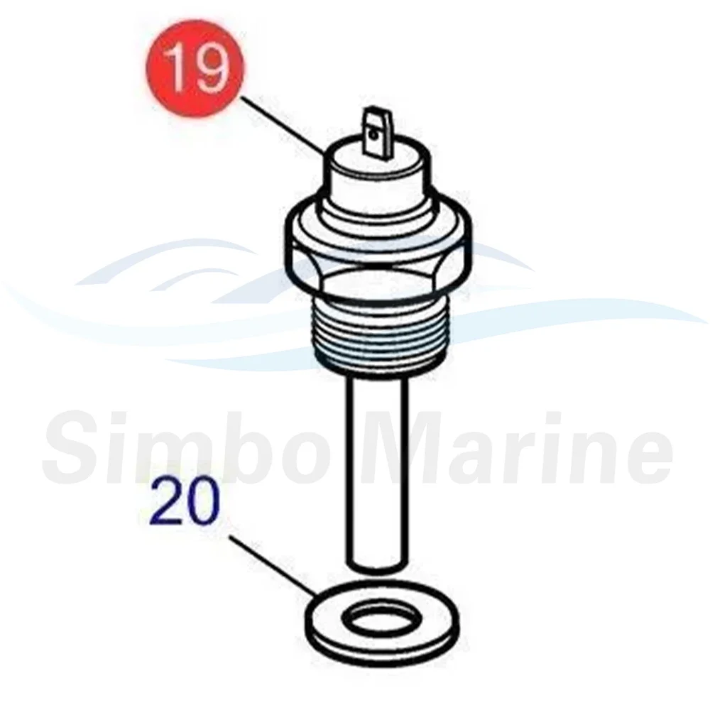 3/8 นิ้วอุณหภูมิ Sensor Sender - Temperature Sensor บทวิจารณ์และราคา