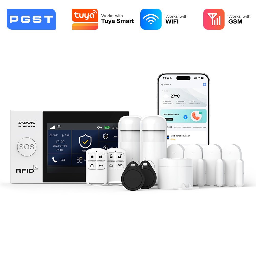 PGST 2G ชุดระบบเตือนภัยอินเตอร - Smart Home Wiser บทวิจารณ์และราคา